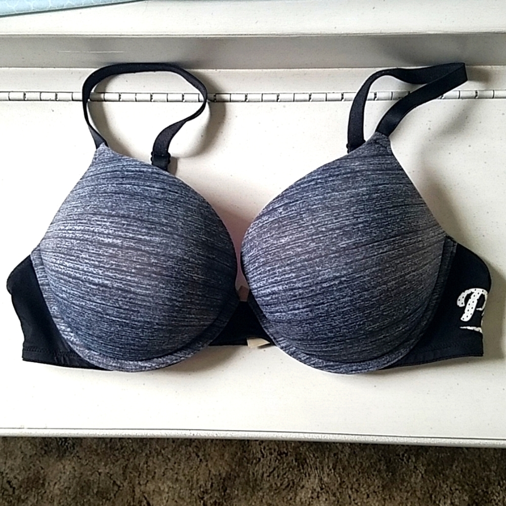 Pink Victoria's secret push up bra 36C